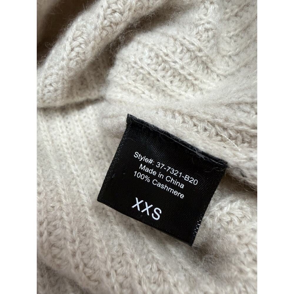 Jenni Kayne Cashmere Cocoon Cardigan Ivory Oatmeal Oversized 2XS XS - Picture 7 of 7